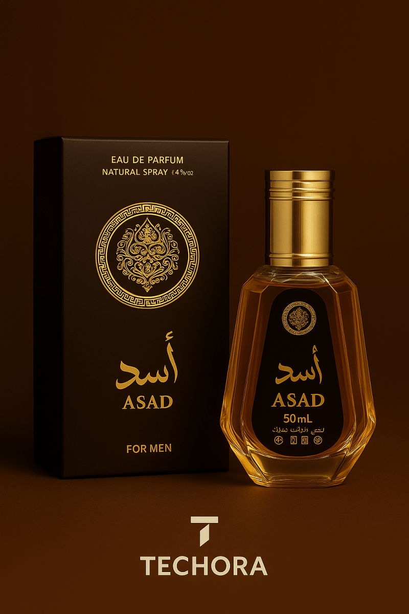 Lattafa Assad Bourbon 50ML – Eau de Parfum para Hombre - Techora