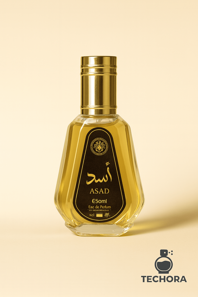 Lattafa Assad Black 50ML – Eau de Parfum para Hombre - Techora