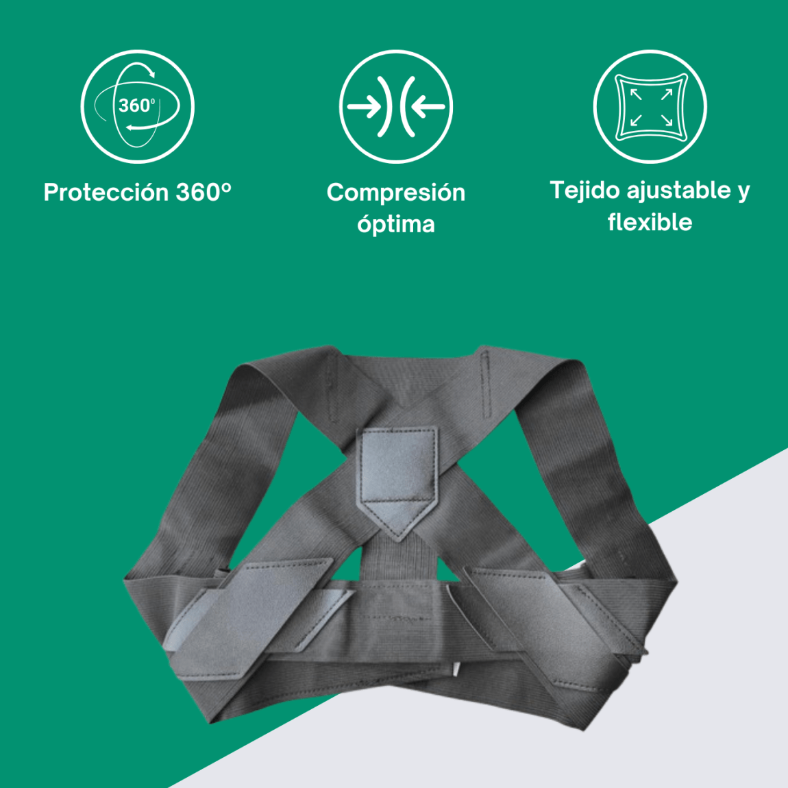 Corrector de Postura – Alivia Dolor de Espalda y Mejora tu Postura al Instante - Techora